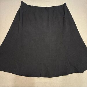 Judith Hart Woman - Classic Charcoal Gray A-Line Skirt - Size 22W